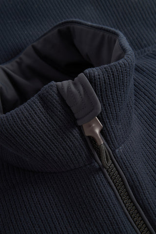 Strellson Navy Flex Knit Jacket - Corduroy, Polyester, Regular Fit - Alternate View