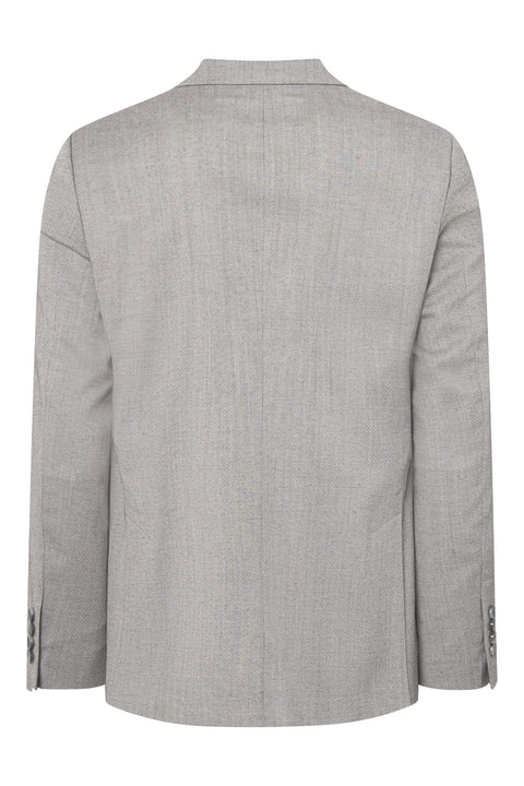 Strellson Textured Grey Aidan-Melwin Suit - Wool, Polyester, Viscose, Slim Fit - View 6