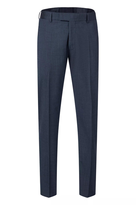 Strellson Textured Navy Aidan-Melwin Suit - Wool, Polyester, Viscose, Slim Fit - View 7