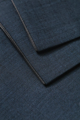 Strellson Textured Navy Aidan-Melwin Suit - Wool, Polyester, Viscose, Slim Fit - View 10