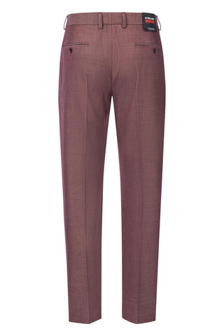 Strellson Burgundy Alzer-Kynd Suit - Navy, Wool, Polyester, Viscose, Slim Fit - View 8
