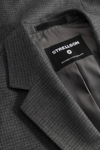Strellson Mid Grey Mirco Check Aidan Melwin Suit 2