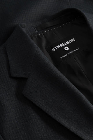 Strellson Dark Green Micro Check Aidan-Melwin Suit 2