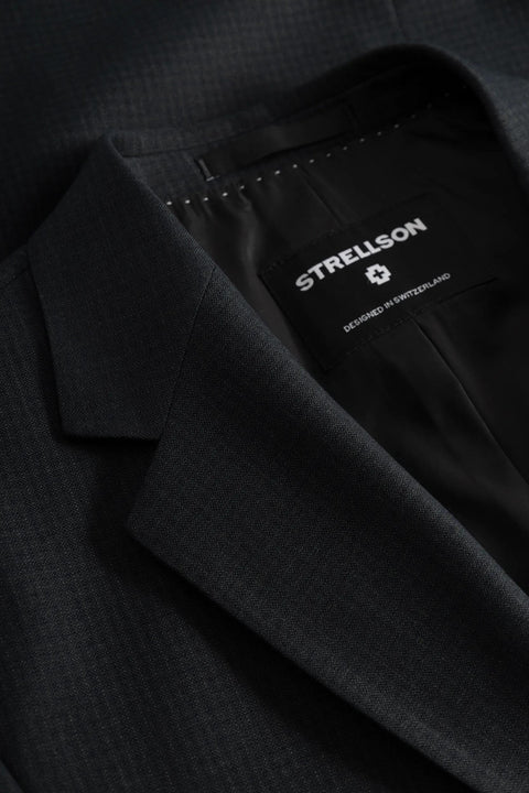 Strellson Dark Green Micro Check Aidan-Melwin Suit 2