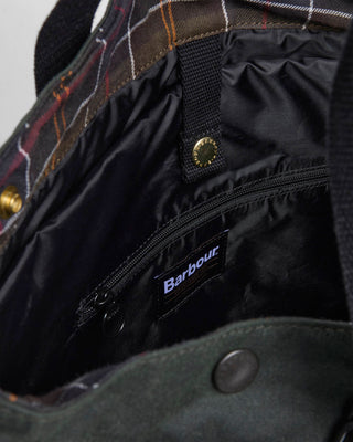 Barbour Sage Field Wax Tote 4