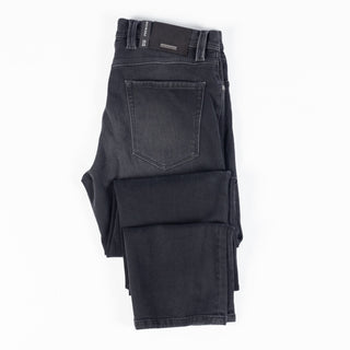 Alberto Black denim Denim - Made in Germany (buttonhole detail)