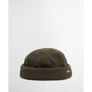 Barbour Olive Oakmoor Docker Wax Cap - Tan, Cotton, Polyester, Knit - Alternate View