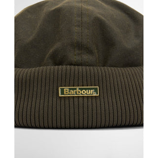 Barbour Olive Oakmoor Docker Wax Cap - Tan, Cotton, Polyester, Knit - View 7