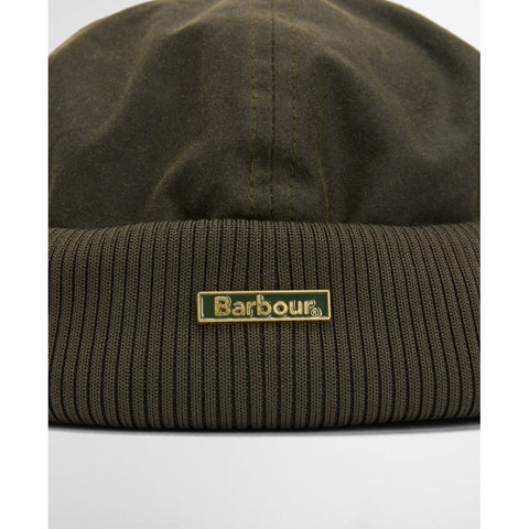 Barbour Olive Oakmoor Docker Wax Cap - Tan, Cotton, Polyester, Knit - View 7