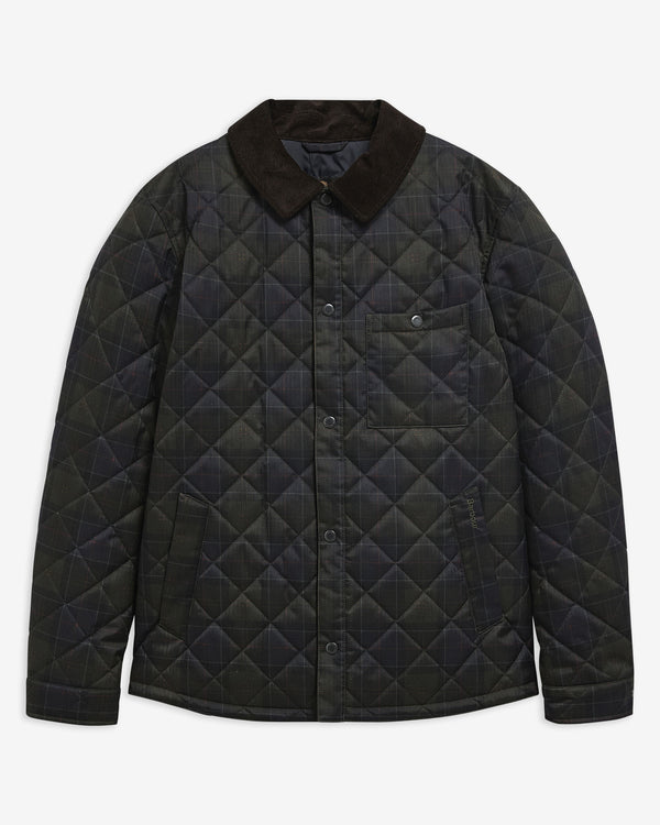 Shadow Tartan Quilt Overshirt