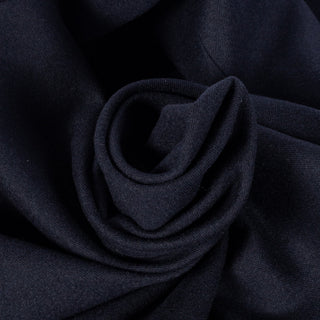 De Bonne Facture Navy Water Repellent Wool Driver's Jacket (front view)