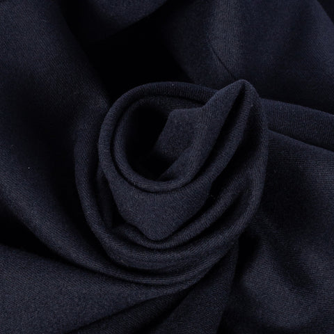 De Bonne Facture Navy Water Repellent Wool Driver's Jacket (front view)