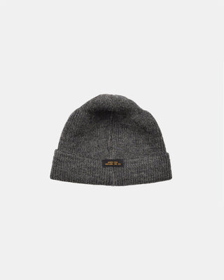 Dehen 1920 Charcoal Charcoal Wool Knit Watch Cap (front)