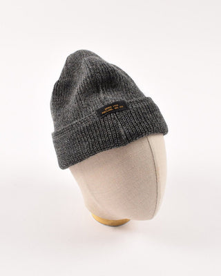 Dehen 1920 Charcoal Charcoal Wool Knit Watch Cap (back)