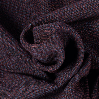 Fradi Denim Magenta double-breasted jacket, fabric close-up