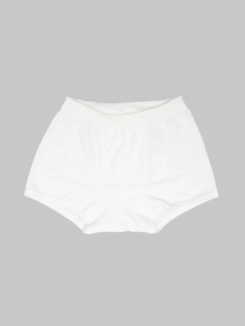 Merz b. Schwanen White 254 Loopwheeled Boxer Brief - Tan, Cotton, Jersey, Stretch, Knit, Made In Germany