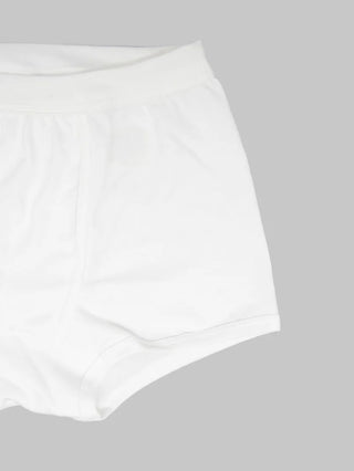 Merz b. Schwanen White 254 Loopwheeled Boxer Brief - Tan, Cotton, Jersey, Stretch, Knit, Made In Germany - Alternate View