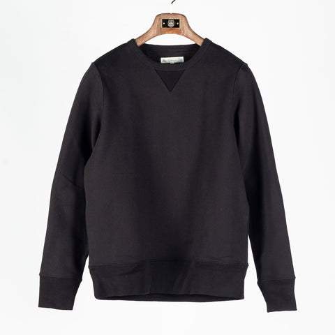 Merz b. Schwanen Deep Black Original Heavy Loopwheeled Sweatshirt - Germany
