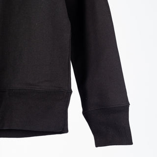 Merz b. Schwanen Deep Black Original Heavy Loopwheeled Sweatshirt - Germany (back view)