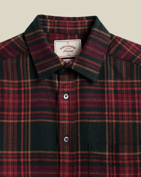 Portuguese Flannel Bravio Flannel Shirt (front view)