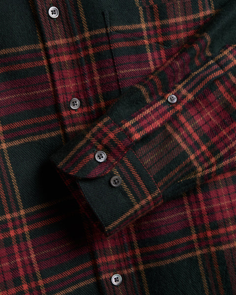 Portuguese Flannel Bravio Flannel Shirt (back view)