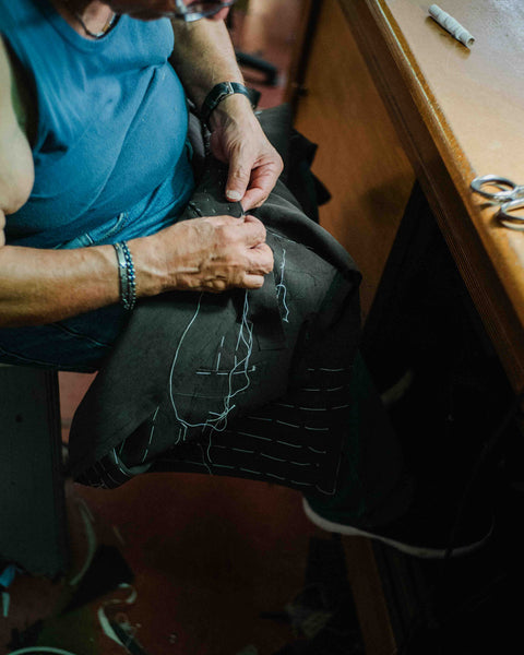 J. Mueser Naples atelier � sartoria overview, cutting floor