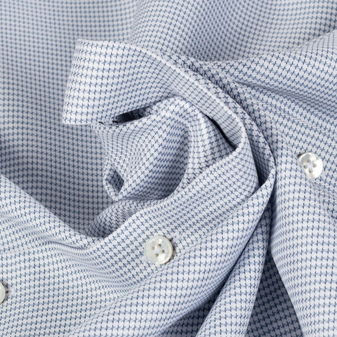 Stenstroms Blue Twill Dress Shirt (front view)