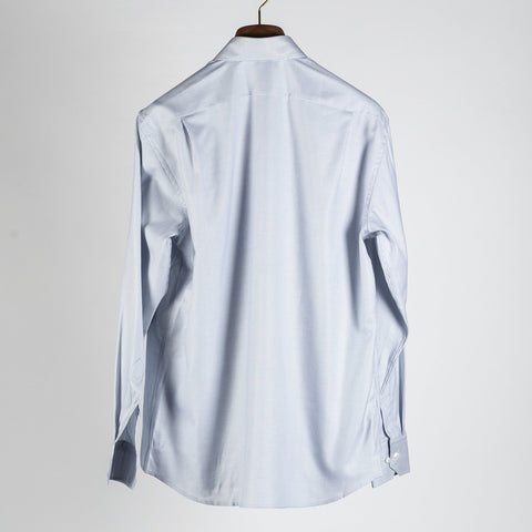 Stenstroms Blue Twill Dress Shirt (fabric detail)