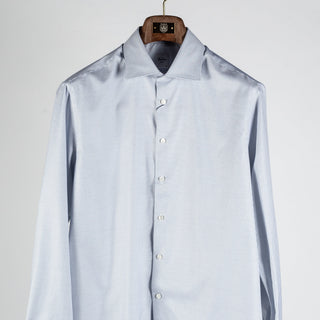 Stenstroms Blue Twill Dress Shirt (collar detail)
