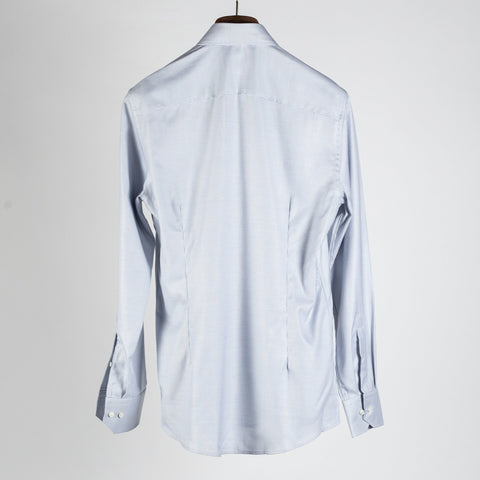 Stenstroms Blue Twill Dress Shirt (fabric detail)