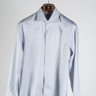 Stenstroms Blue Twill Dress Shirt (collar detail)