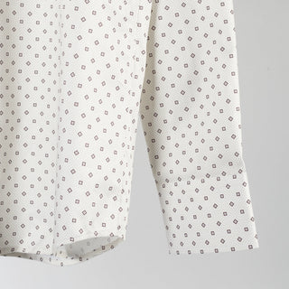 Stenstroms Light Beige Twill Dress Shirt (back view)