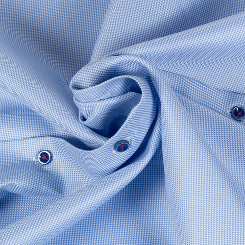 Stenstroms Light Blue Twill Shirt (front view)