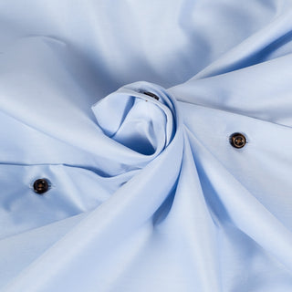 Stenstroms Light Blue Twill Shirt (front view)