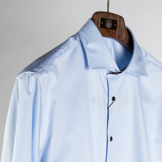 Stenstroms Light Blue Twill Shirt (side profile)