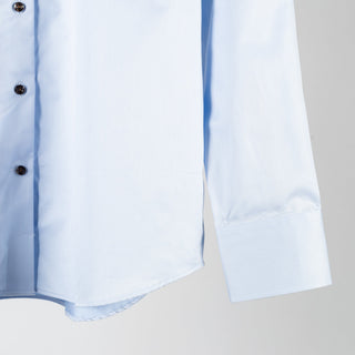 Stenstroms Light Blue Twill Shirt (back view)
