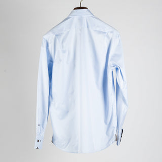 Stenstroms Light Blue Twill Shirt (fabric detail)