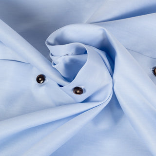 Stenstroms Light Blue Twill Shirt (front view)