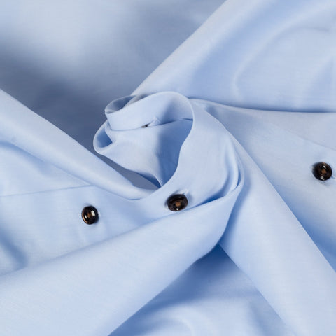 Stenstroms Light Blue Twill Shirt (front view)