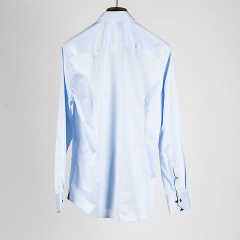 Stenstroms Light Blue Twill Shirt (fabric detail)