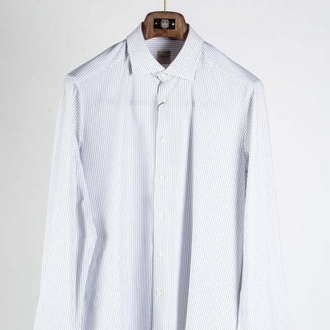 Stenstroms Light Grey Jersey Shirt (collar detail)
