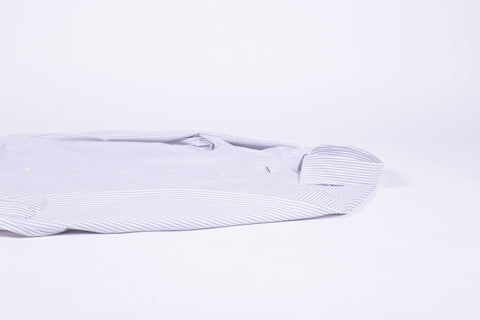 Stenstroms Light Grey Jersey Shirt - Sweden (buttonhole detail)