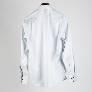 Stenstroms Light Grey Twill Shirt (fabric detail)