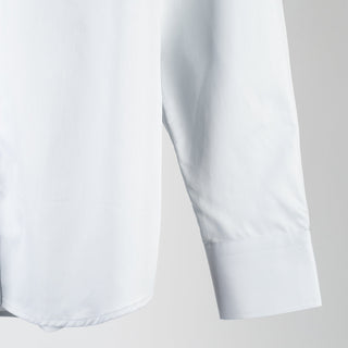 Stenstroms Light Grey Twill Shirt (back view)