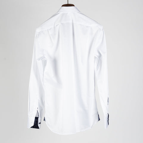 Stenstroms White Twill Shirt (fabric detail)