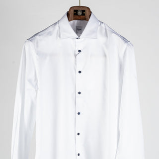 Stenstroms White Twill Shirt (collar detail)