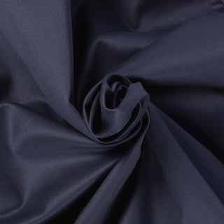 Xacus navy 11805 mandarin collar travel shirt, fabric close-up