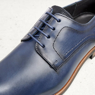 Navy Don Dress Shoes - Mr.Derk