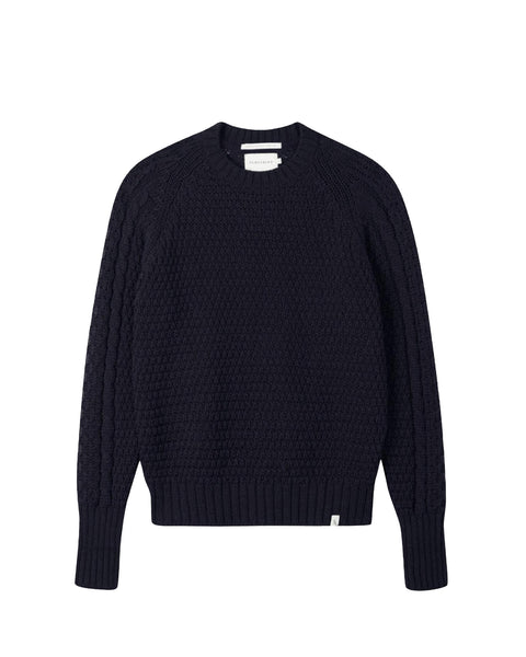 Peregrine Navy Walter's Crew Sweater 1