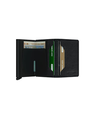 Secrid Black Vegetable Tanned Slim Wallet 4
